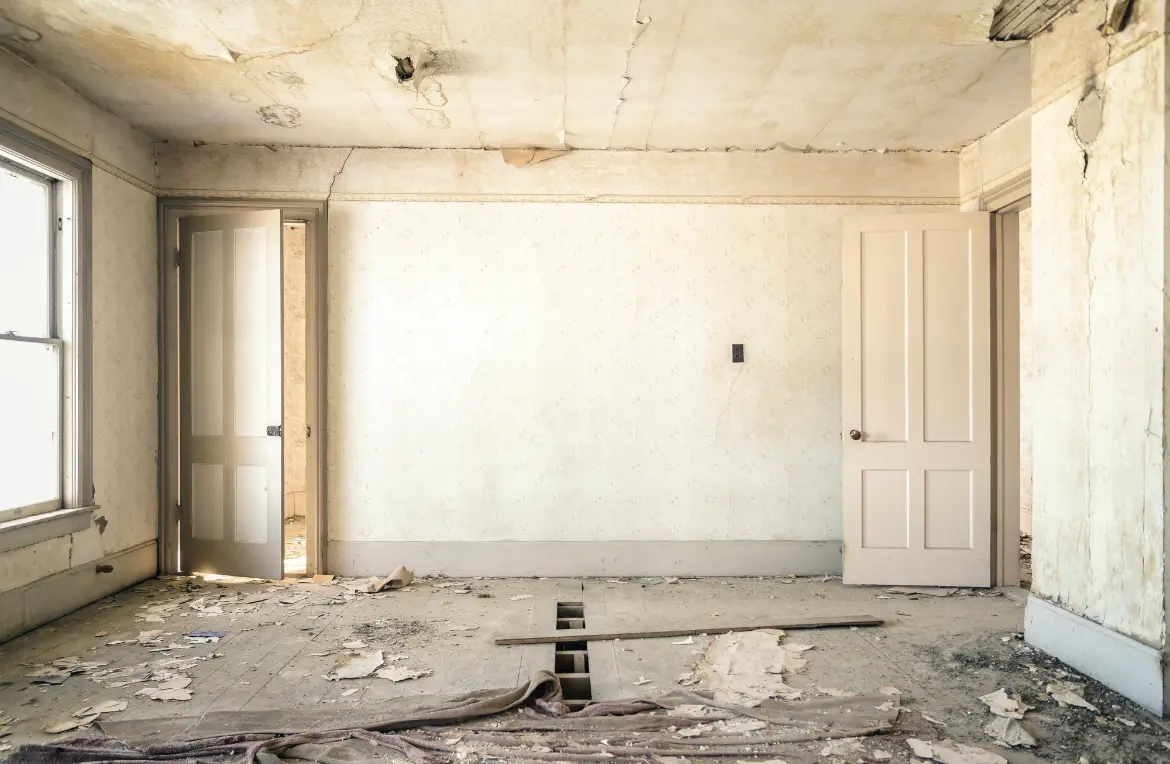 Waste disposal crew managing a cleanout project in Hightstown